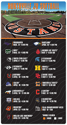 Northville Softball Junior Varsity Schedule-Magnet