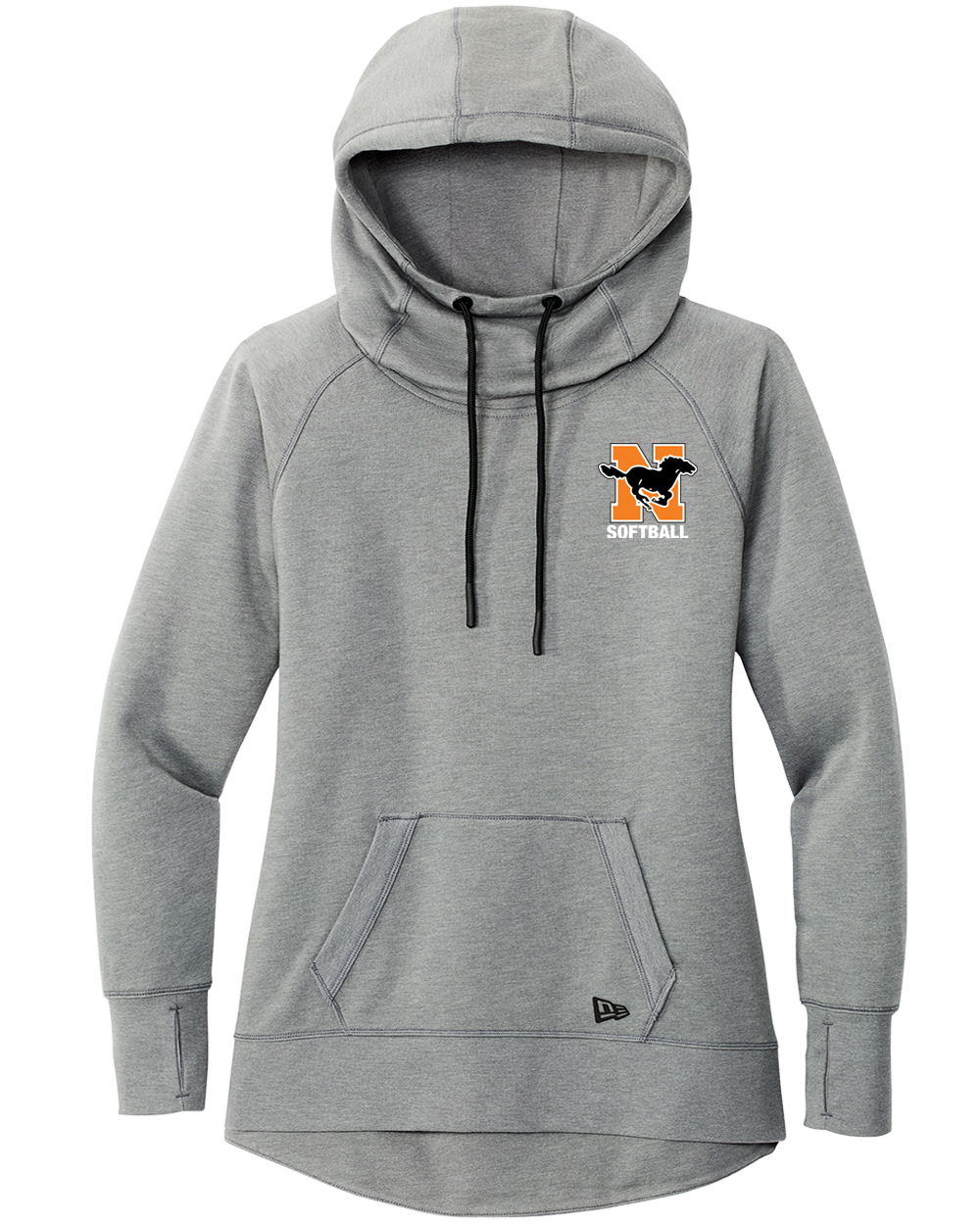 New Era® Women's Tri-Blend Fleece Pullover Hoodie